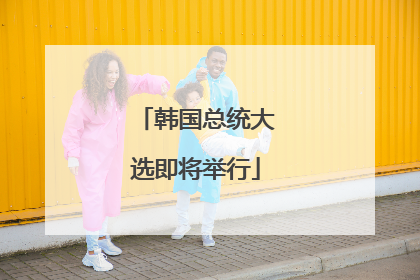 韩国总统大选即将举行