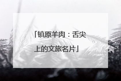 镇原羊肉：舌尖上的文旅名片