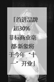 首进品牌超30% 非标商业亳都·新象将于今年“十一”开业