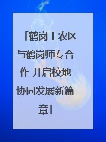 鹤岗工农区与鹤岗师专合作 开启校地协同发展新篇章
