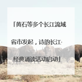 黄石等多个长江流域省市发起，诗韵长江·经典诵读活动启动