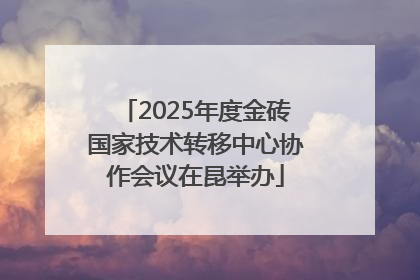2025年度金砖国家技术转移中心协作会议在昆举办