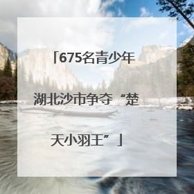 675名青少年湖北沙市争夺“楚天小羽王”
